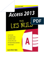 Access 2013 Pour Les Nuls Laurie Ulrich Fuller (Lire en Ligne) PDF