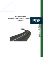 Daftar Periksa IKJ Tol Form 2 (Laporan Hasil Pemeriksaan)