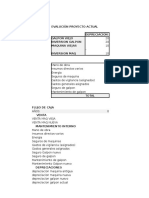 Evalución Proyecto Actual Depreciacion Galpon Viejo Inversion Galpon Maquina Viejas Inversion Maq