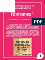 Resolução de Desafios para Escola Design Thinking (EDT)