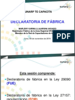 Declaratoria de fábrica en la Ley 29090 y regularización en la Ley 27157