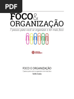 Mini Livro 7 Minutos Foco e Organizacao Arata Academy
