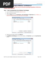 Lab 6.1.1.5 - Task Manager in Windows 7 and Windows 8.1