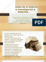 Las Fuentes de La Historia Entre Investigación y Didáctica