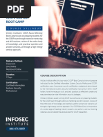 InfoSec Institute's 7 Day CISSP Boot Camp Detailed Syllabus