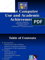 Home Computer Use and Academic Achievement Final