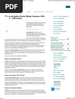 Banco de Dados Oracle, Mysql, Access e SQL Server – Diferenças