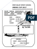 KAMBING CUP 2017 MERPATI BALAP SPRINT GUNUNG LOMBA