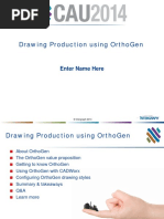 Drawing Production Using OrthoGen