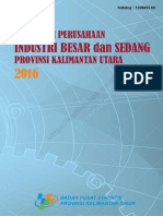 Direktori Perusahaan Industri Besar Dan Sedang Provinsi Kalimantan Utara 2016