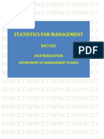 BA:Statistics For Management