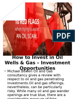 How Benefical To Investing in Michael Bowen Oil and Gas Industry