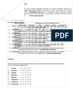 Chestionar Climat Organizational IV