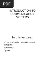 Introduction To Communication Systems