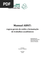 Manual ABNT Regras Gerais de Estilo e Formatação de Trabalhos Acadêmicos1