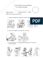 Examen de Personal Social II Bimestre