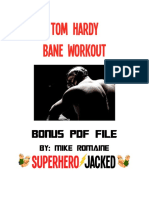 Tom Hardy Workout
