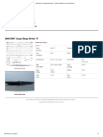 8000 DWT Cargo Barge Britoil 17 - Britoil Offshore Services Pte LTD