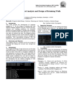 Computer Aided Analysis and Design of Retaining Walls: Harshit Raj Akhileshwar Kumar Singh