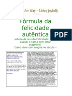 Download Formula Da Felicidade Autentica Frmula da felicidade autntica by Authentic happiness Formula SN34781449 doc pdf