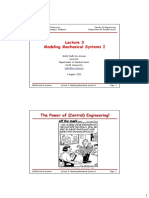 Lecture3 ModellingMechanicalSystemsI