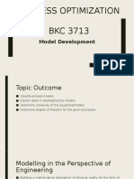 Process Optimization (Model Development)