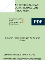 Sejarah Kartografi Dunia Dan Indonesia (Kelompok 2)