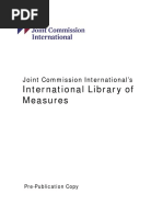 JCI International Library of Measures