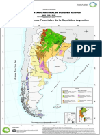 Mapa de Regiones Forestales de Argentina (SAyDS)