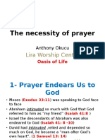 The Necessity of Prayer