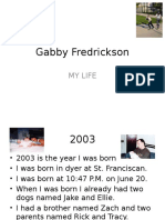 Fredrickson Timeline