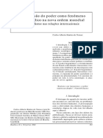 O poder como fenômeno político-jurídico na nova ordem mundial