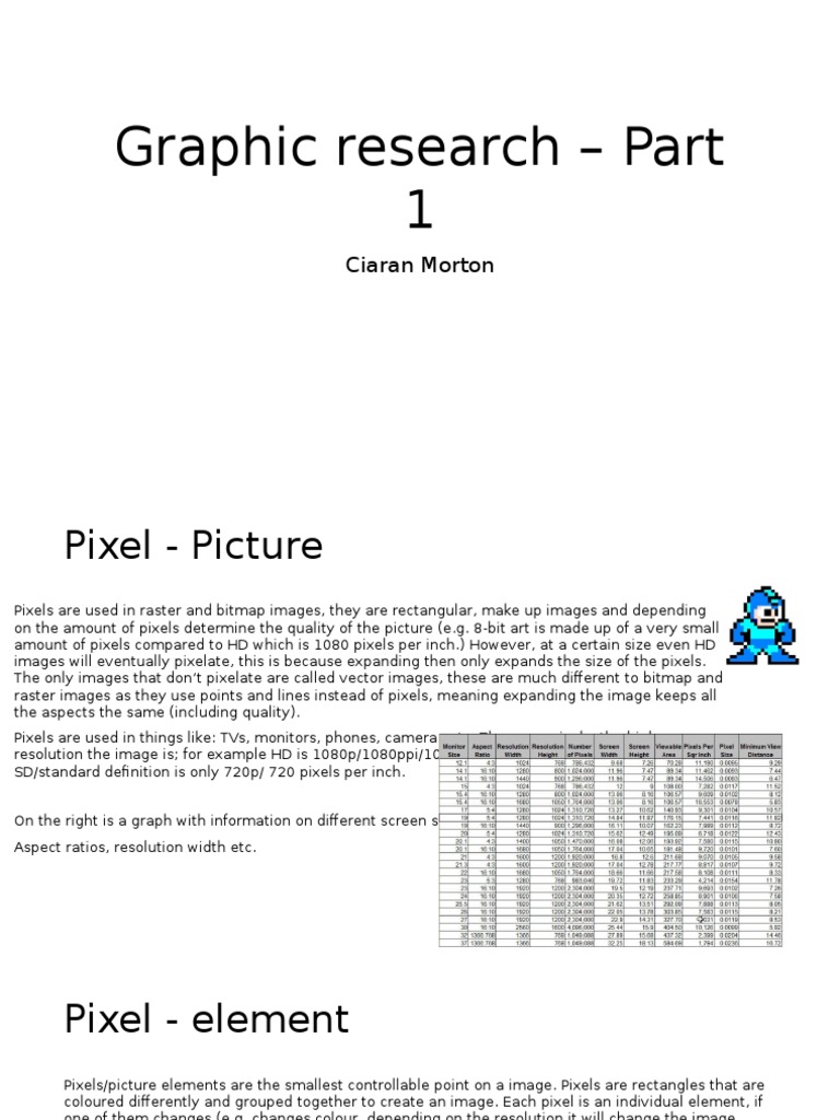 Graphic Research | PDF | Adobe Photoshop | Image Resolution