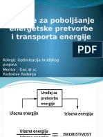 Metode Za Poboljšanje Energetske Pretvorbe I Transporta Energije