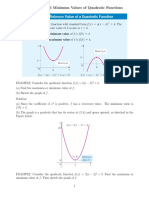 Maximum and Minimum Values