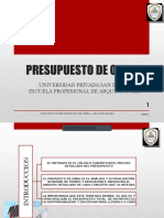 Presupuesto de Obra