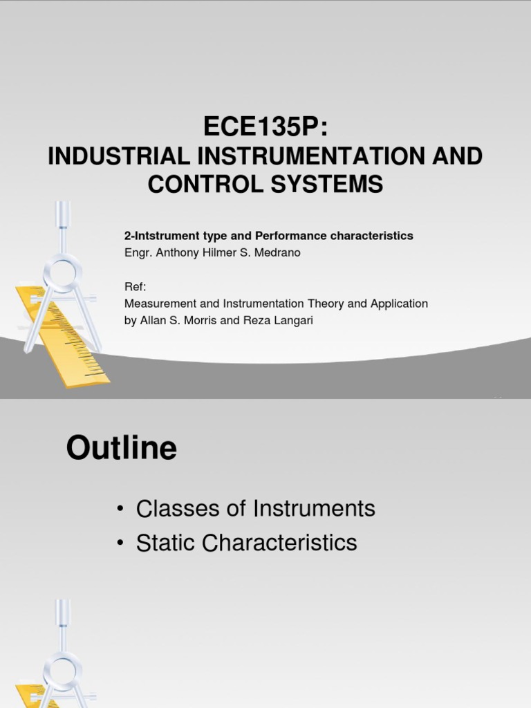 Instrument Types and Performance Metrics | PDF | Measuring Instrument ...
