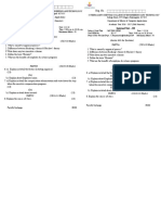 Internal Test - III Internal Test - III: Reg. No. Reg. No