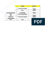 Jadwal Mata Kuliah