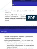 PFC, Analise Combinatória