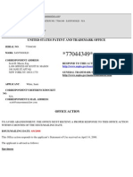 Santogold - Trademark Letter as of Date of Suit