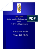 Javne Finansije - Nikola Vukicevic