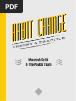 Habit Change Theory and Practice