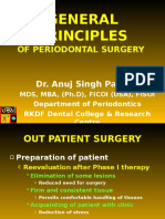General Principles of Periodontal Surgery