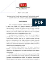 ACESSO AO DIREITO - PROPOSTA PCP