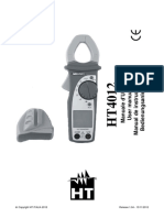 Manual Multimetro HT Italia HT4012 Pinza amperimetrica para corriente AC max 400A HP004012.pdf
