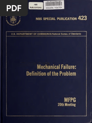 Nbs Special Publication 423 Fracture Strength Of Materials