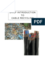Brief Introduction TO Cable Recycling