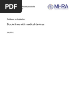 MHRA Borderlines With Medical Devices 2016