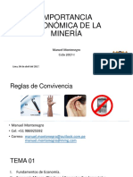 Tema 1 - Importancia Economica de La Mineria PDF